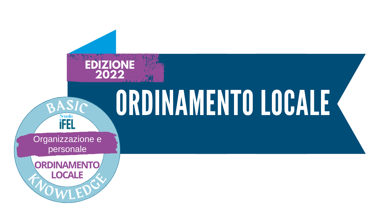 Ordinamento locale 2022