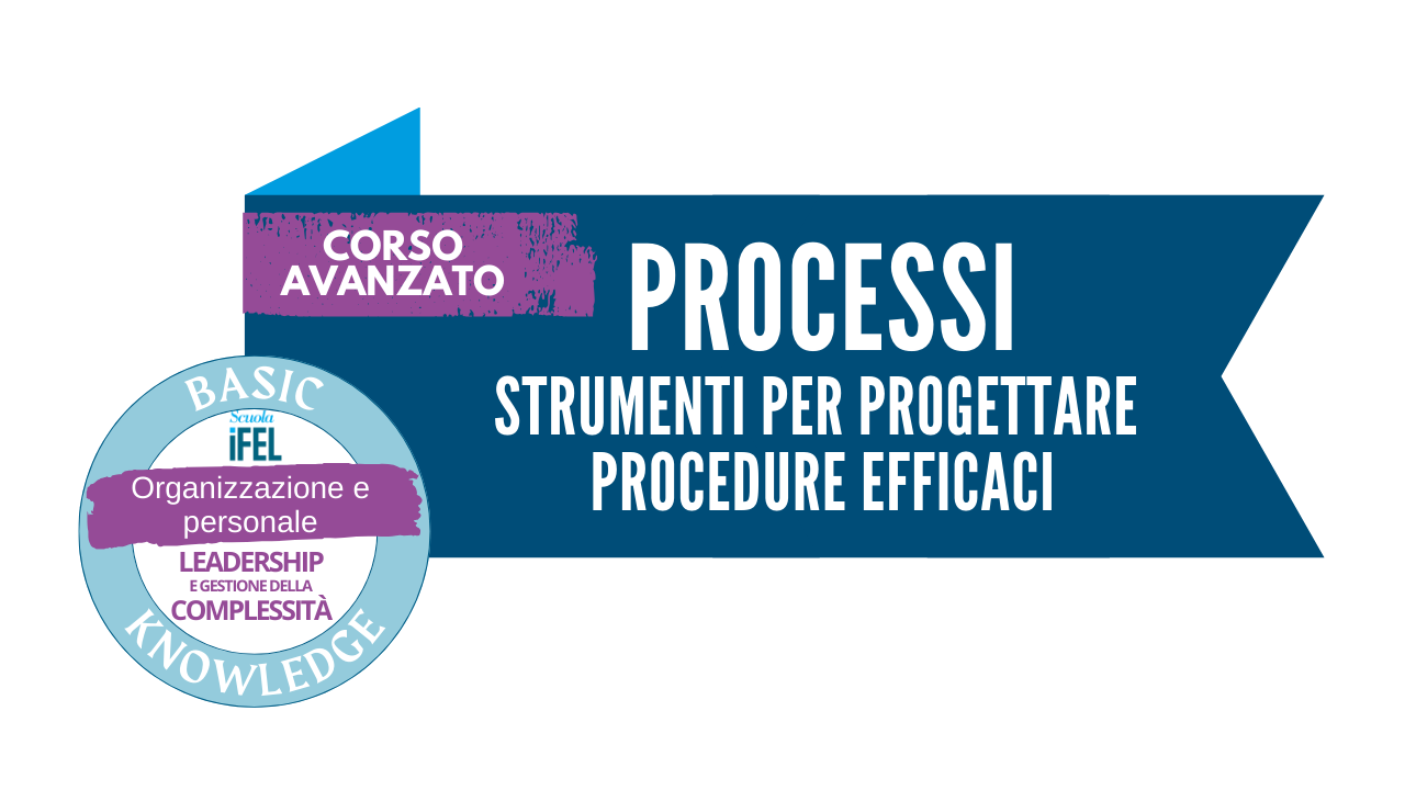 Corso avanzato | PROCESSI. Strumenti per progettare procedure efficaci