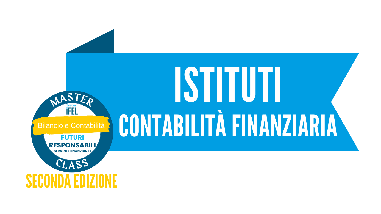 Gli istituti della contabilità finanziaria