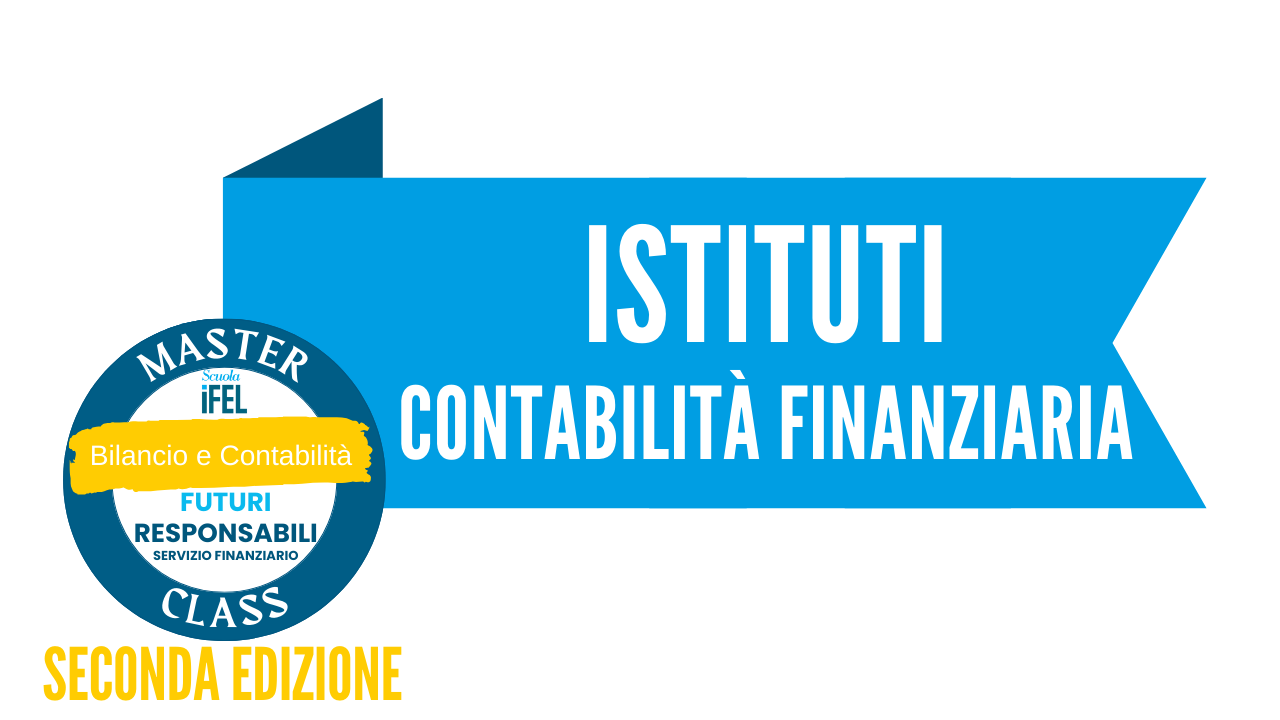 Gli istituti della contabilità finanziaria