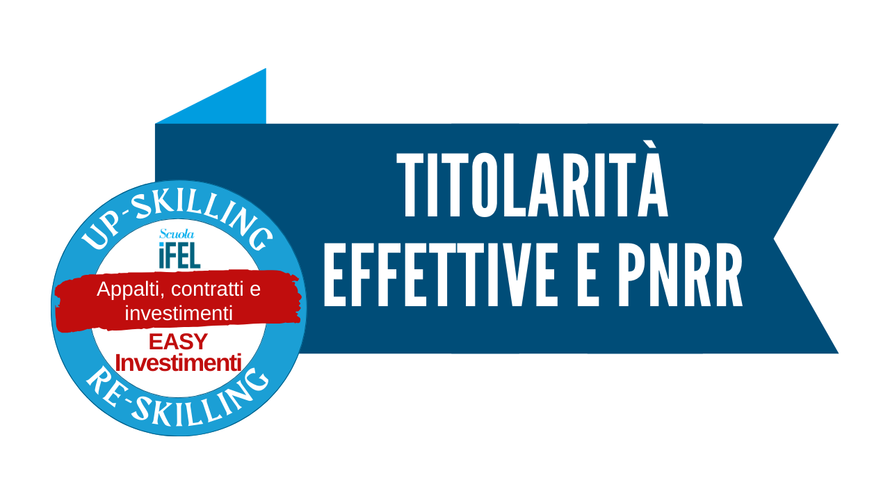 Titolarità effettive e PNRR