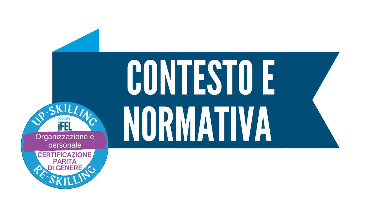  Introduzione alla certificazione della parità di genere: contesto e normativa