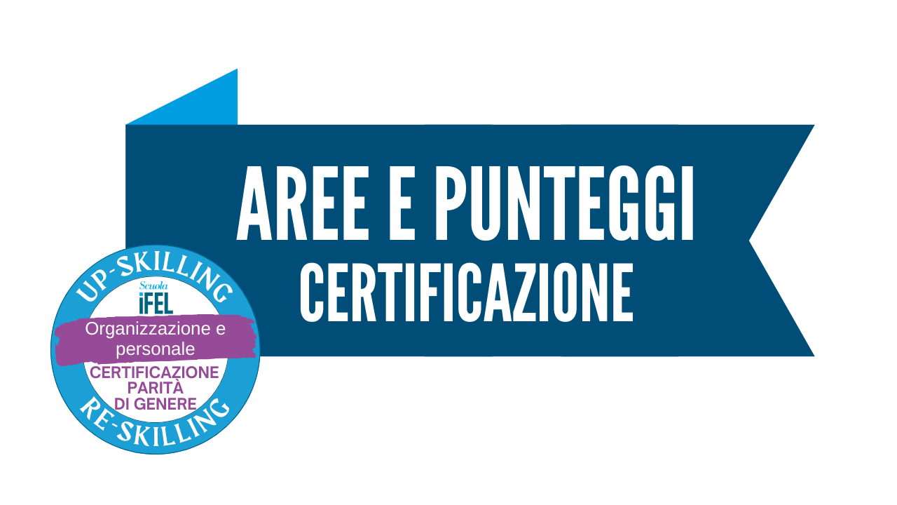 Aree e punteggi per l'ottenimento della Certificazione di Genere