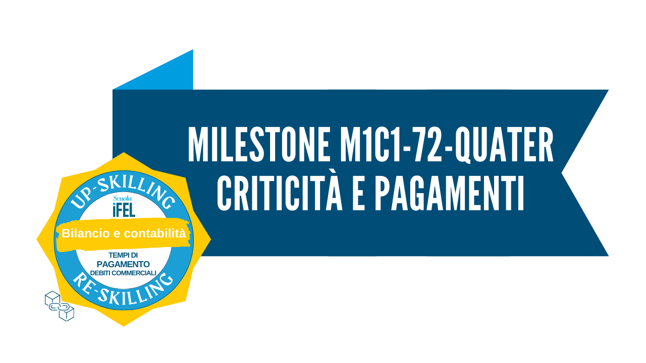 Le criticità e le difficoltà riscontrate presso gli enti oggetto del Piano di Audit in merito alla tempestività dei pagamenti in attuazione della milestone M1C1-72-quater  