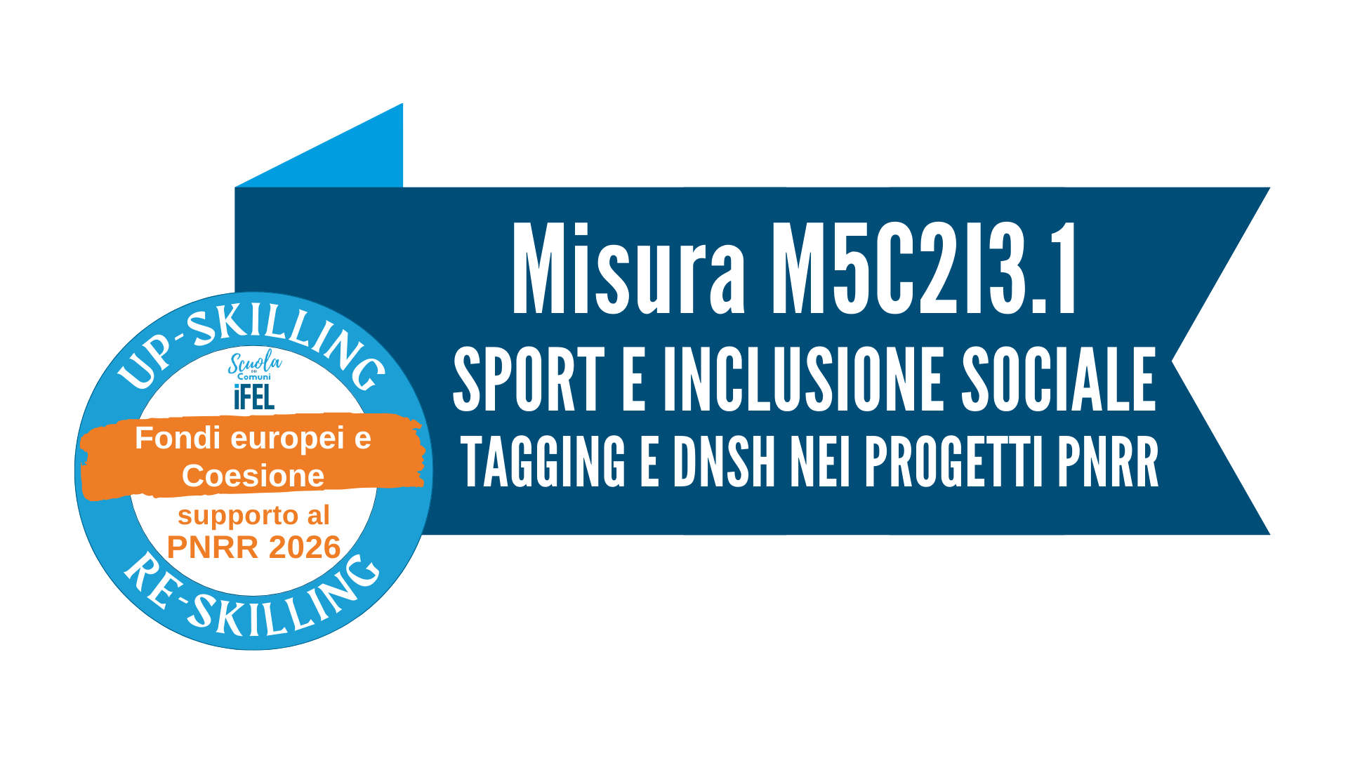 Come rispettare tagging e DNSH nei progetti della Misura PNRR M5C2I3.1 “Sport e inclusione sociale”